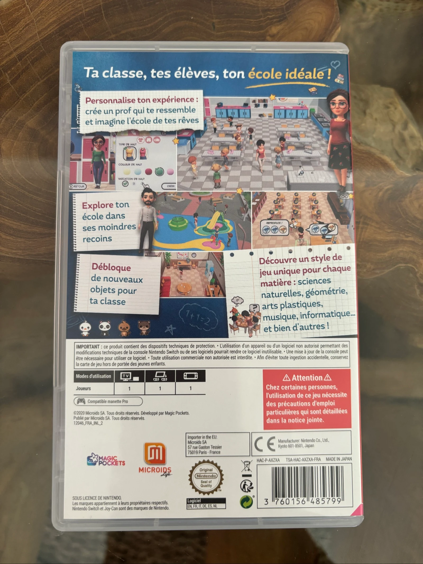 Jeu Nintendo Switch Maîtresse d'école – photo 2